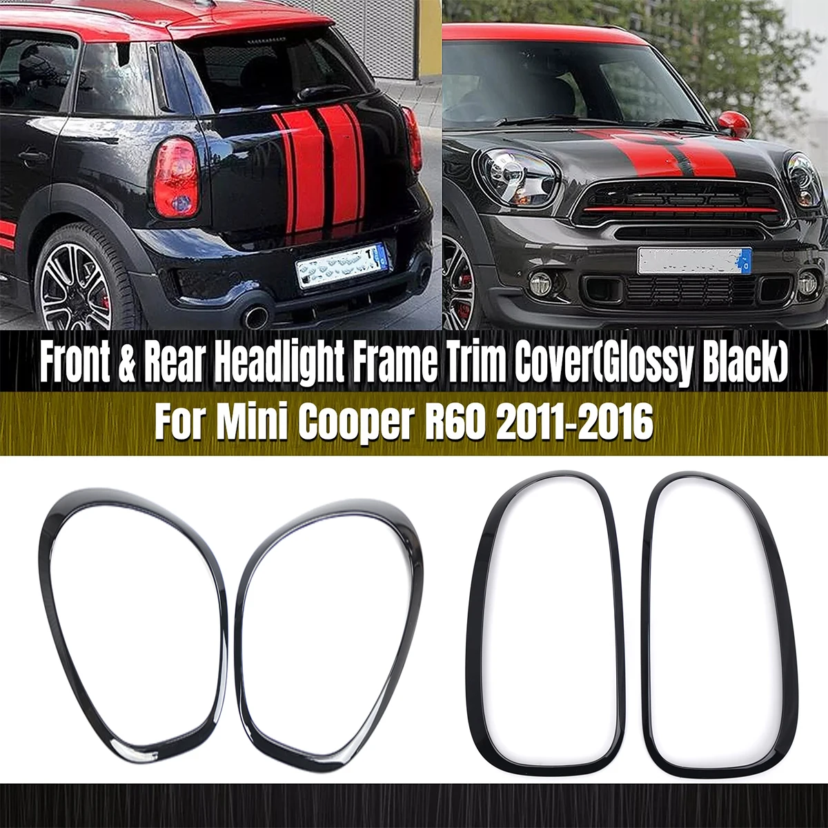 Molduras embellecedoras de faros para MINI Countryman R60 (2011-2016)