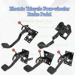 Conjunto pedal de freno triciclo eléctrico con maneta de mano