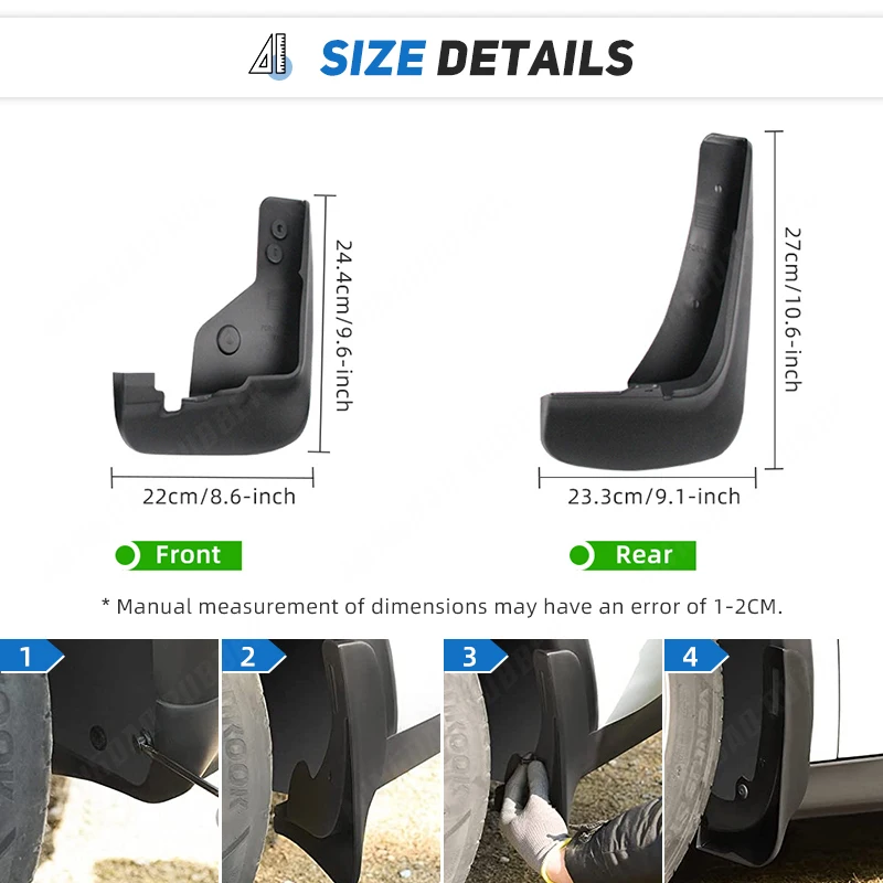 Protector guardabarros antiparz Mazda CX-5 KF 2017-2019 - imagen 3