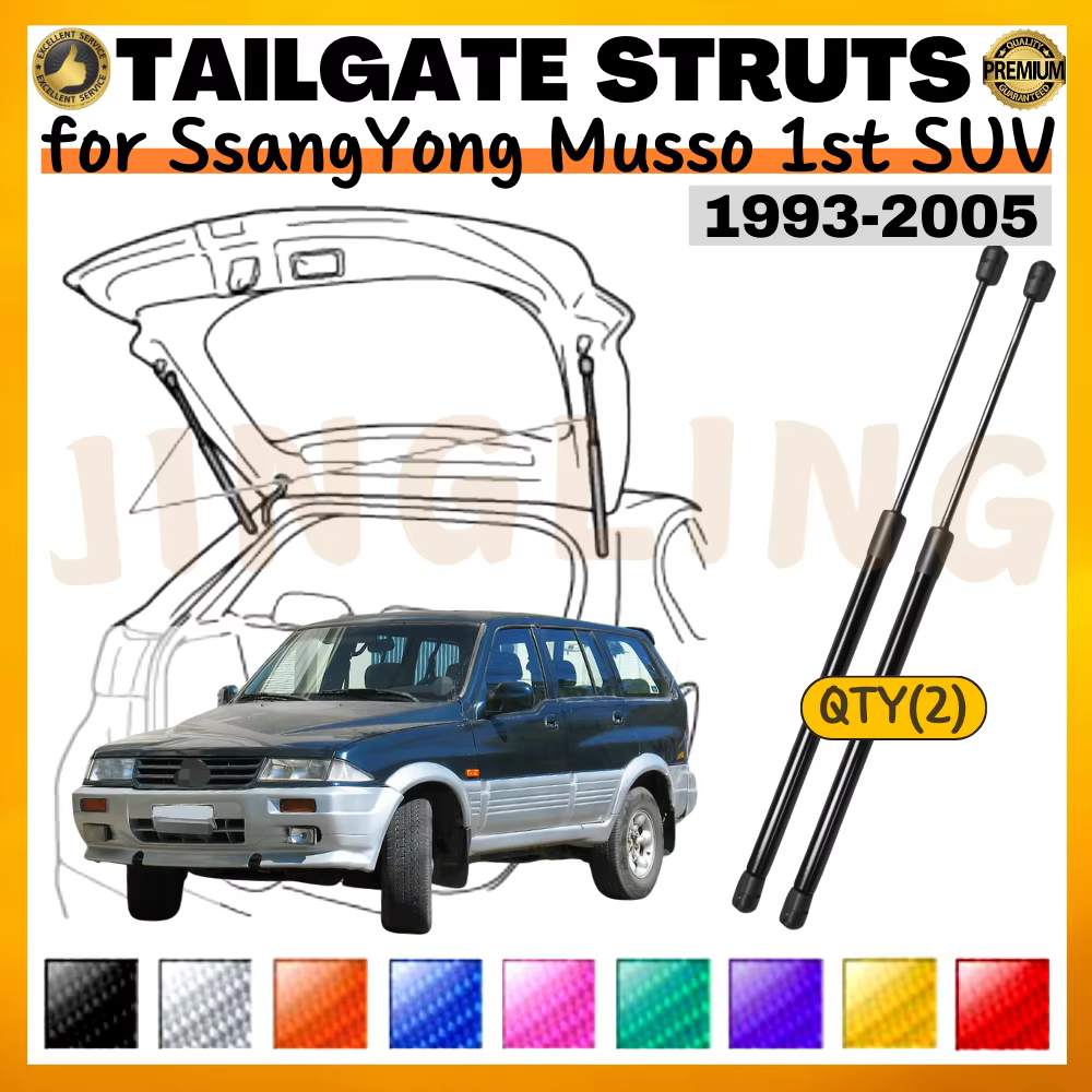 Puntales de maletero SsangYong Musso FJ 1993-2005