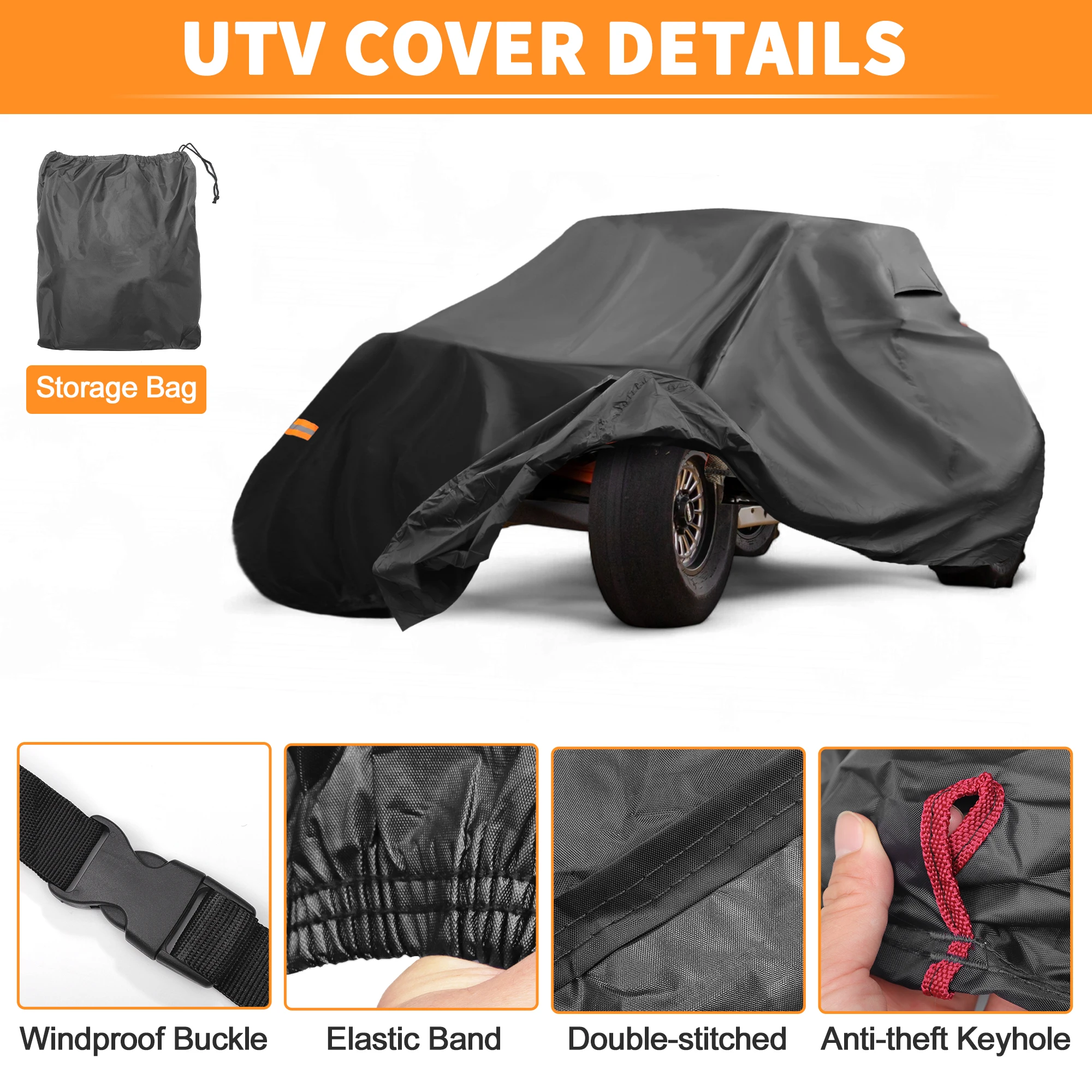 UXCELL Cubierta UTV impermeable Can-Am Maverick X3 RS Turbo RR - imagen 5