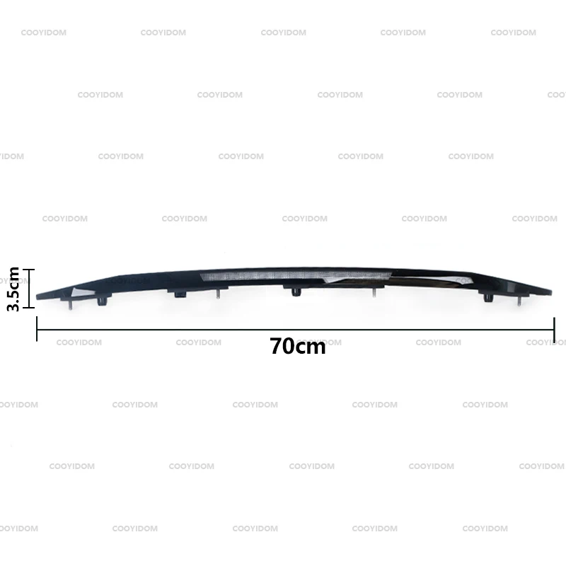 Tercera luz de freno negra Chevrolet Cruze 2016-2018 - imagen 2