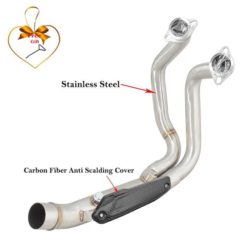 Silenciador de escape de carbono para BMW F900R/F900XR 2020-2024 - imagen 3