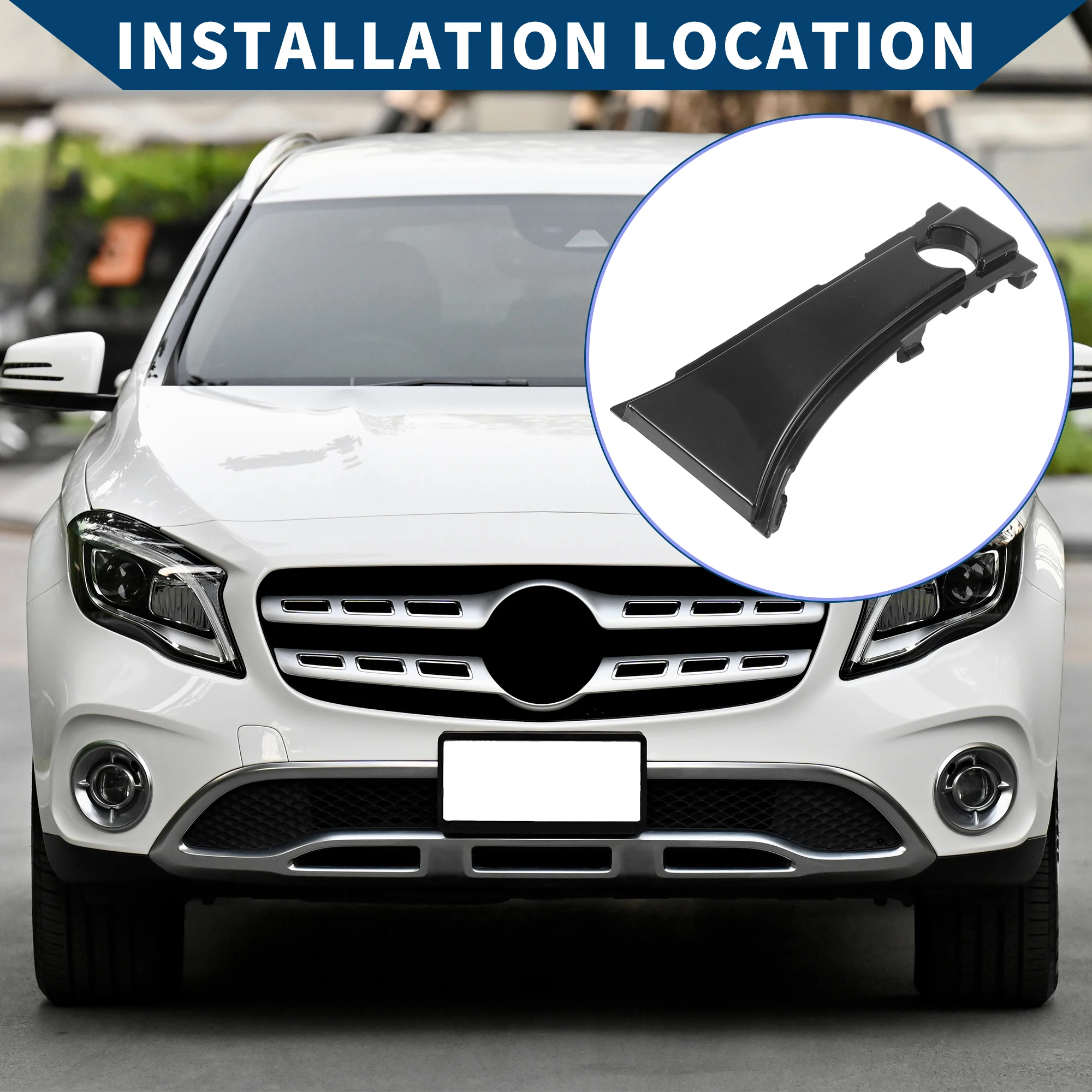 UXCELL-Soporte de parachoques delantero para coche, accesorio de sujeción para BMW 530i, 2017, 2018, 2019, 2020, n. ° 51137349589 - imagen 2