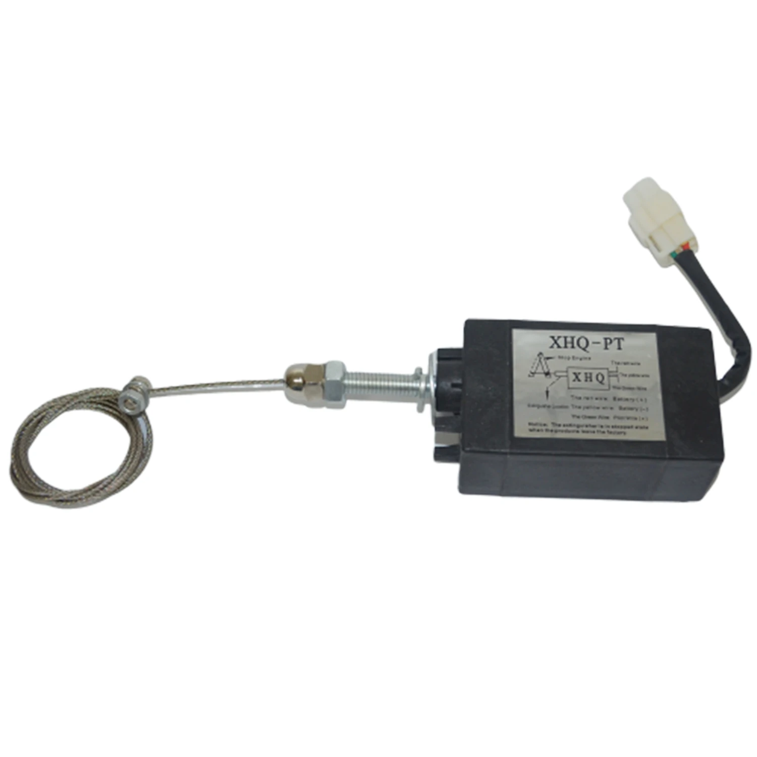 Válvula solenoide de parada motor 12V CC normalmente cerrado
