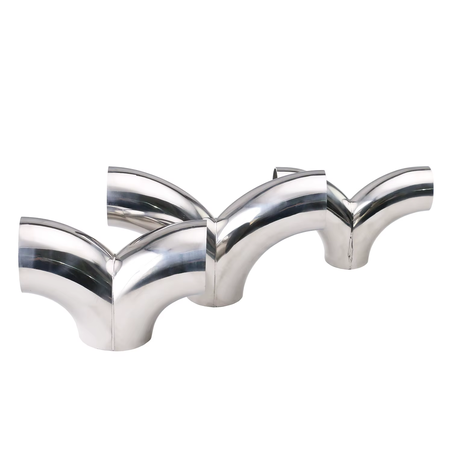 Conector en Y para tubo de escape acero inox 304 universal soldable