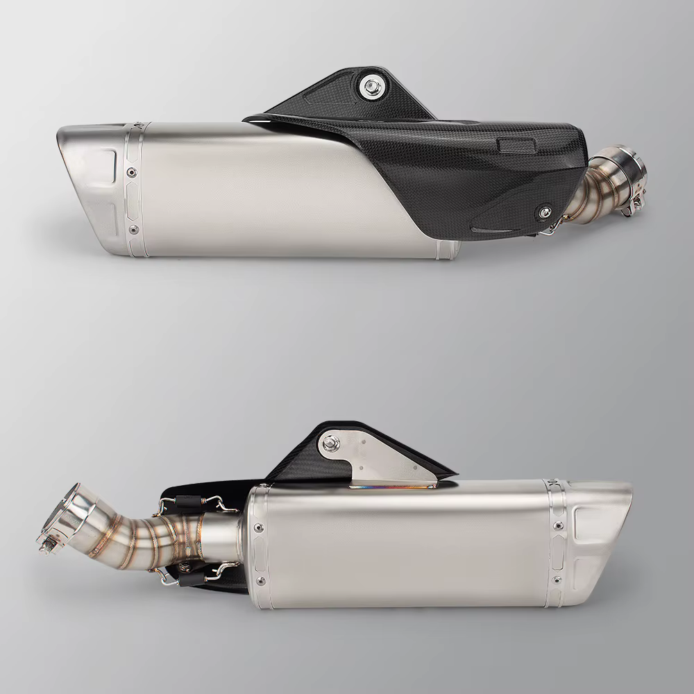 Silenciador de escape con cubierta de carbono para Kawasaki Z900 - imagen 2