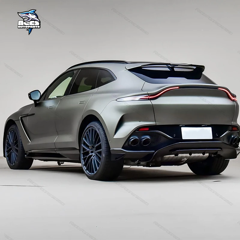 Material de fibra de carbono para Aston Martin DBX, Kit de carrocería mejorado estilo 707, faldones laterales de parachoques delantero, difusor trasero, ala superior - imagen 2