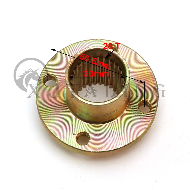 Cubo piñón freno trasero 28 dientes para ATV Buggy Quad 125-250cc - imagen 5