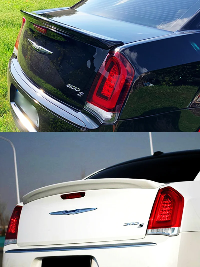 Alerón de labio de cola de pato para el maletero de un Chrysler 300