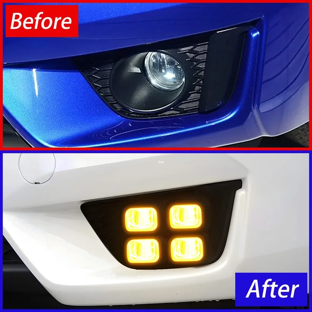 Kit faros LED cuatro ojos con luz diurna dinámica – Honda Fit GK5 2014-2016 - imagen 3