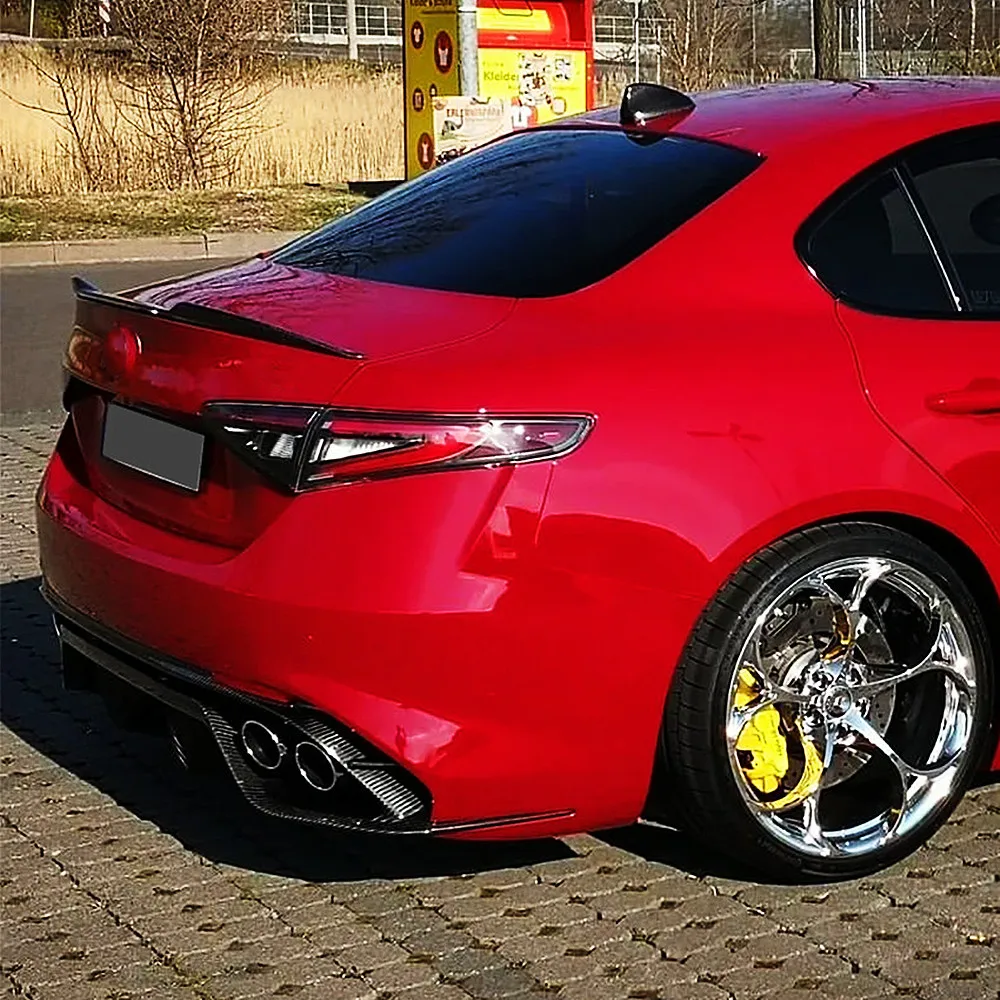 Alerón carbono estilo cola de pato para Alfa Romeo Giulia 2015 - imagen 2