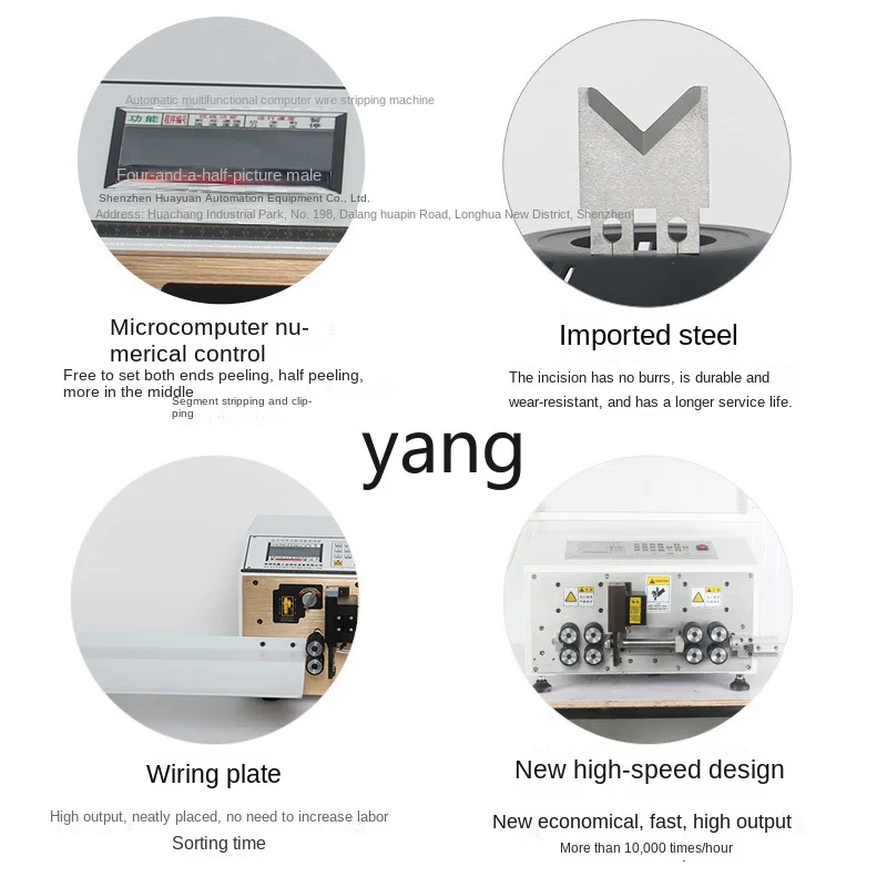 Jq-pelos automático de cables para ordenador, máquina cortadora automática de líneas, máquina de marcar cables, peladora de piel multifuncional - imagen 4