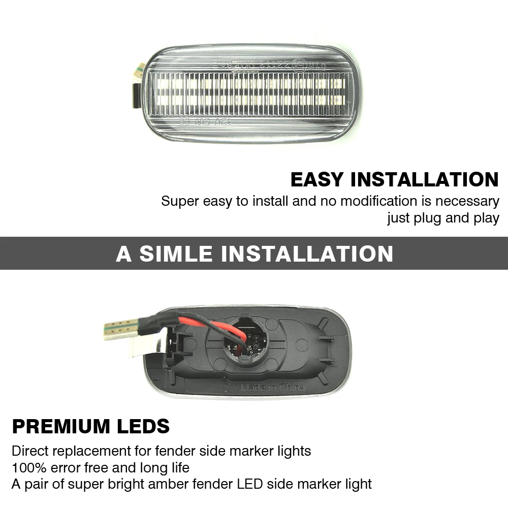 Intermitentes laterales LED secuenciales para Audi A3/A4/A6 - imagen 5