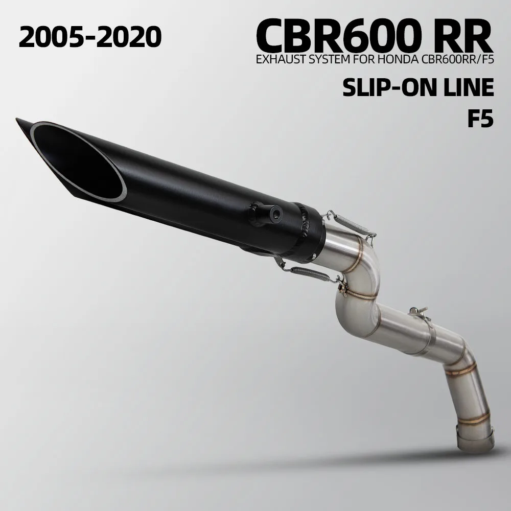 Escape slip-on con DB killer para Honda CBR600RR F5 2005-2020