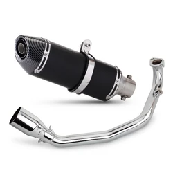 Escape completo R77 de acero inoxidable para Yamaha GY6 200 cc