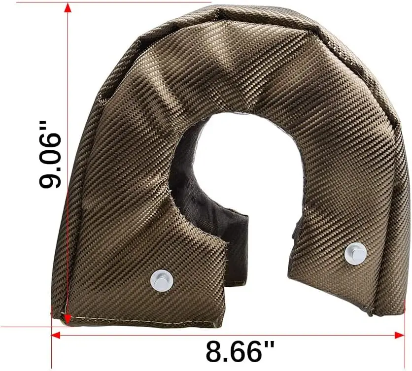 Manta térmica de titanio para turbocompresor T4/T6 con muelles - imagen 2