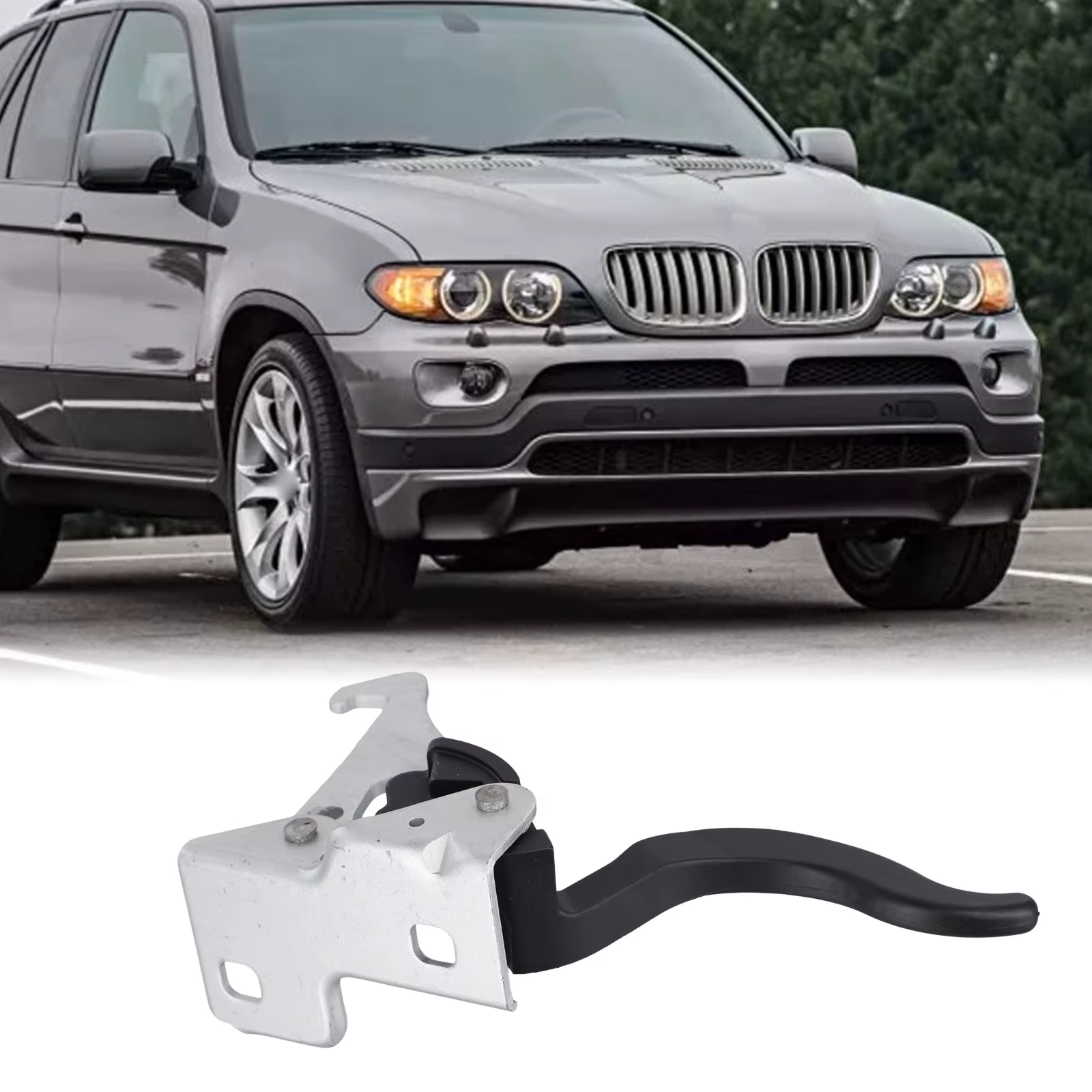 Cierre metálico de seguridad para capó BMW E53