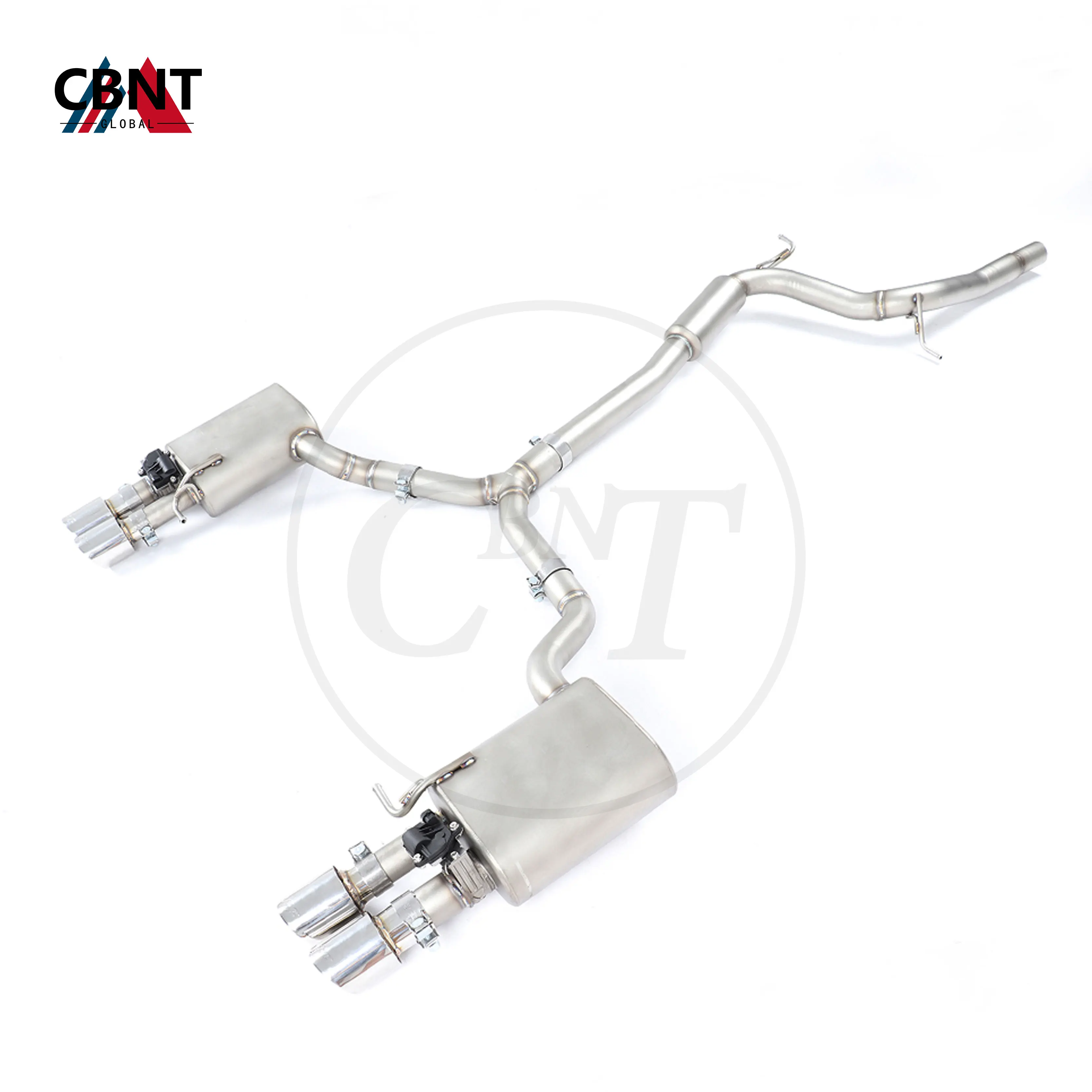 CBNT tubo de escape con válvula Valvetronic – Audi A4 A5 B8 B9 2.0 T