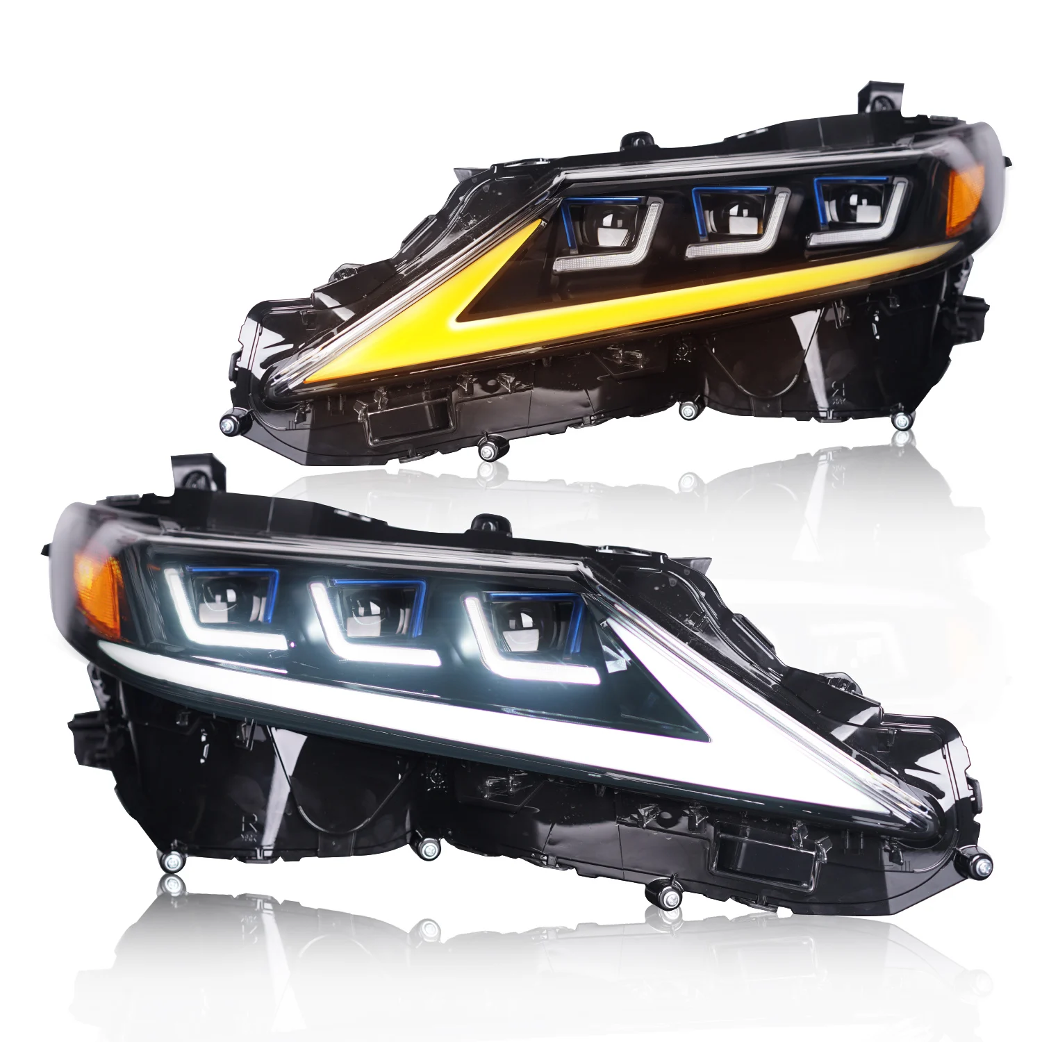 Faros LED Toyota Camry 2018-2022 con intermitencia secuencial