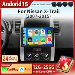 Autoradio Android 15 Snapdragon 2DIN Nissan X-Trail T31 2007-2013
