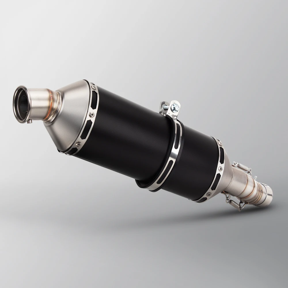 Escape Slip On CFMOTO 450MT ADV con silenciador y tubo enlace - imagen 2