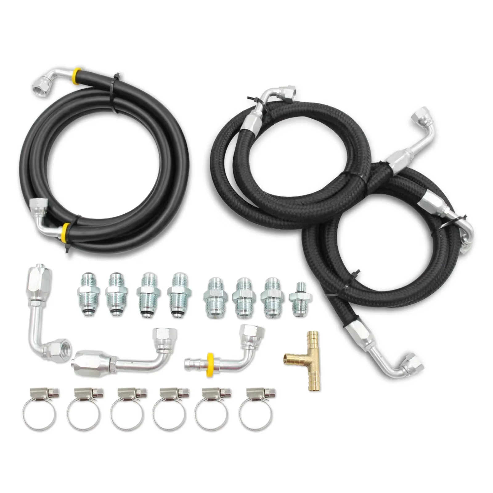 Kit racores 6AN para manguera hidráulica de servofreno Hydroboost