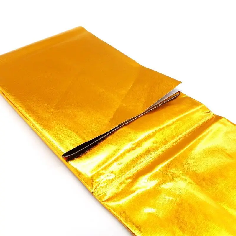 Cinta térmica reflectante dorada autoadhesiva para tubo de escape - imagen 2