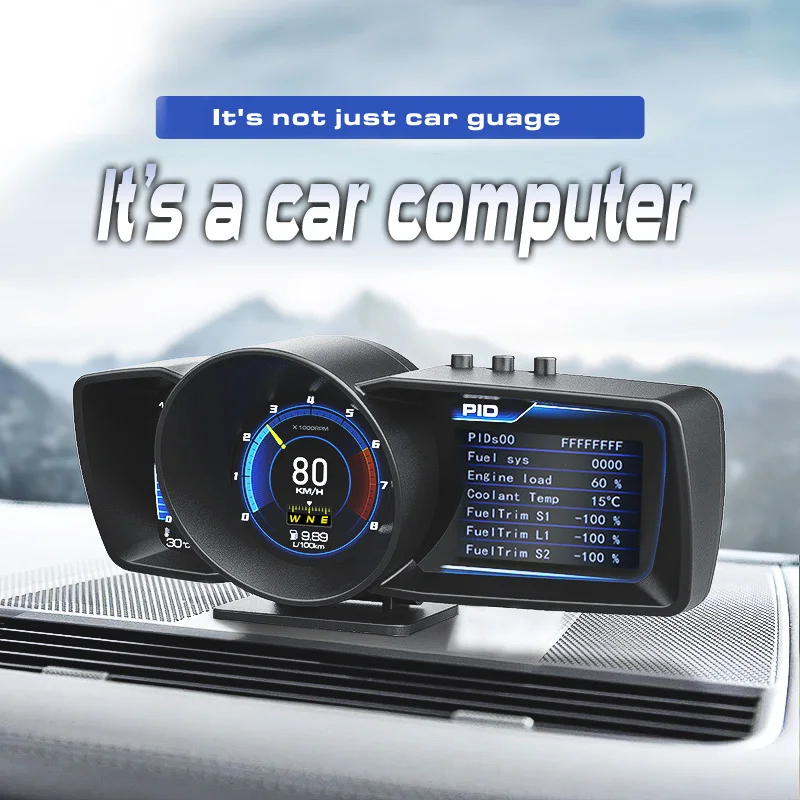 HUD A600 OBD2 velocímetro digital turbo boost temperatura aceite