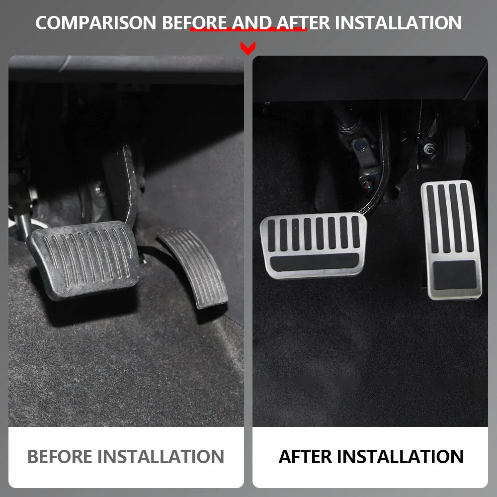 Cubiertas de pedal acelerador y freno para BYD Dolphin Surf 2023-2025 - imagen 2