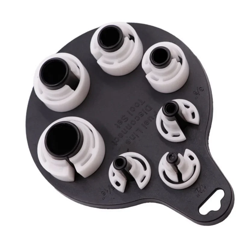 7 unids/set herramienta de desconexión de línea de combustible de plástico para coche A/C eliminación de conductos de aire acondicionado herramienta de lavado de coches mantenimiento de juego de chorro - imagen 5
