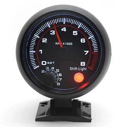 Tacómetro digital LED universal para motores gasolina 1-8 cilindros
