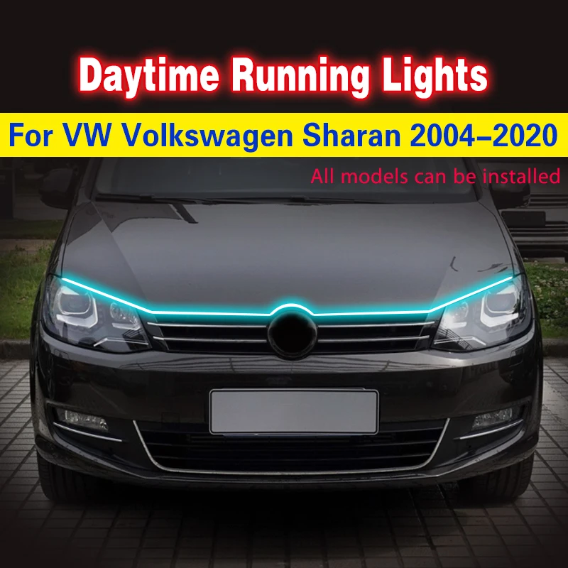 Luz de circulación diurna LED 12 V para VW Sharan 2004-2020