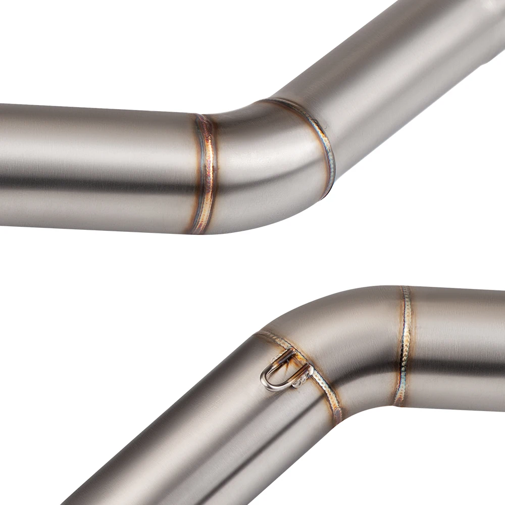 Tubo escape medio inox fibra carbono DB Killer CFMOTO 400NK 650NK - imagen 4