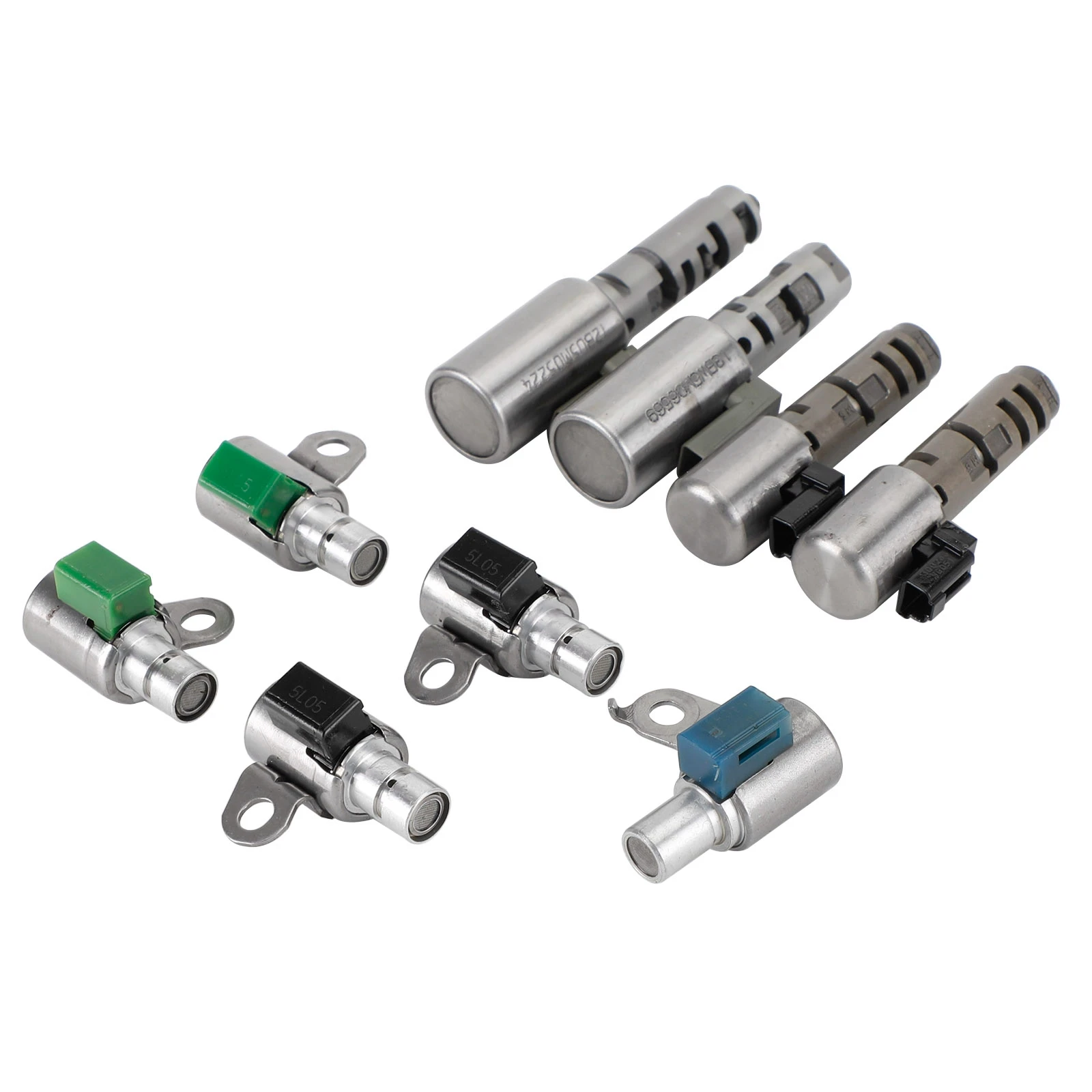 Detalle de solenoides instalados en transmisión