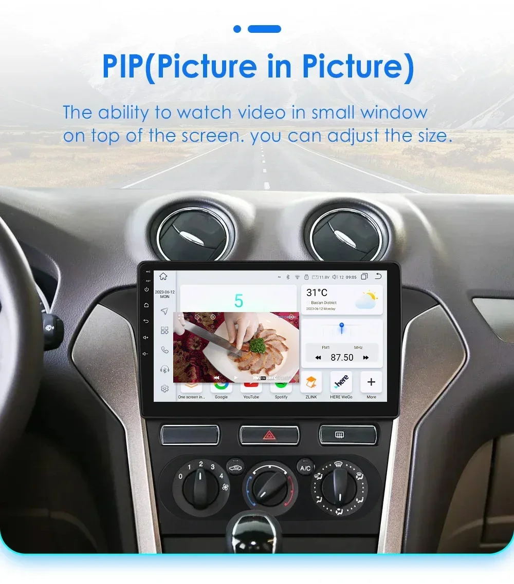 Hizpo Autoradio Android 2 DIN para Ford Mondeo MK4 2010-2014 - imagen 5