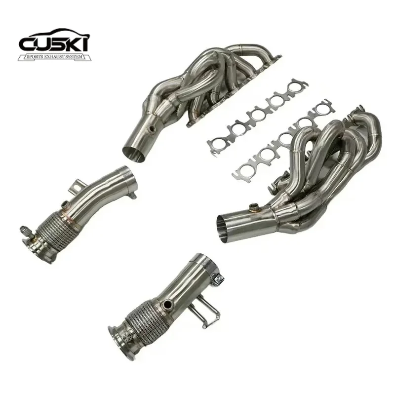 Bajante de escape racing inoxidable para Audi R8 5.2 V10