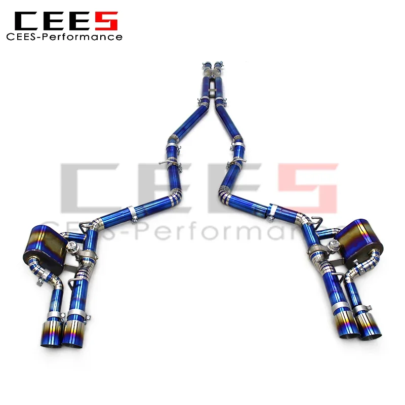 Escape catback Cees Tuning con válvula para Dodge Charger V6 3.6L