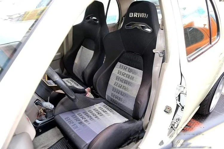 Asiento cubo illest Black Warrior en gamuza – plegado rápido - imagen 5