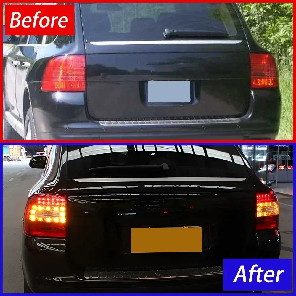 Luces LED traseras con intermitentes para Porsche Cayman 955 2003-2007 - imagen 3