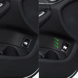Cubierta botón maletero fibra carbono – Mercedes‑Benz C‑Class