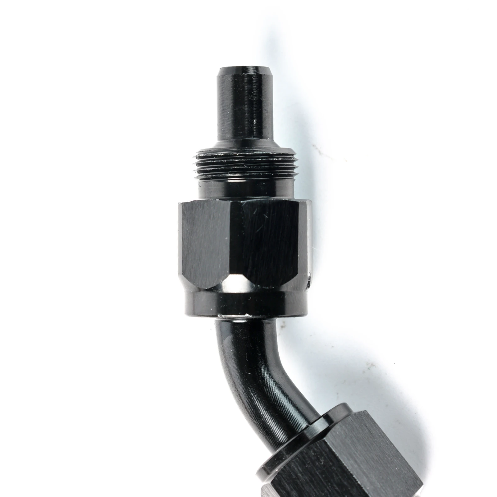 Adaptadores giratorios manguera combustible AN6 PTFE negro - imagen 3