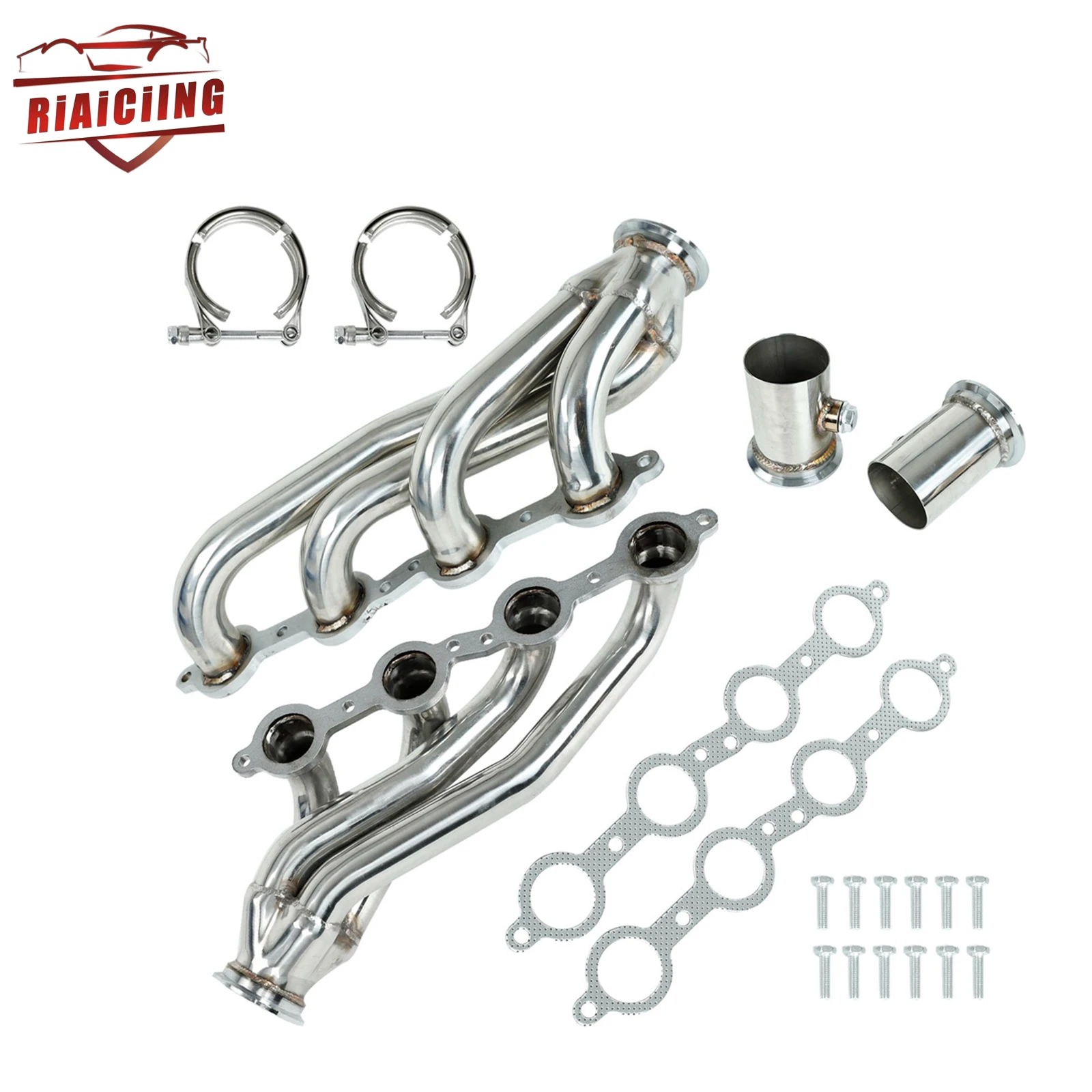 Kit conversión cabezal de escape turbo para Chevy GMC C10 LS