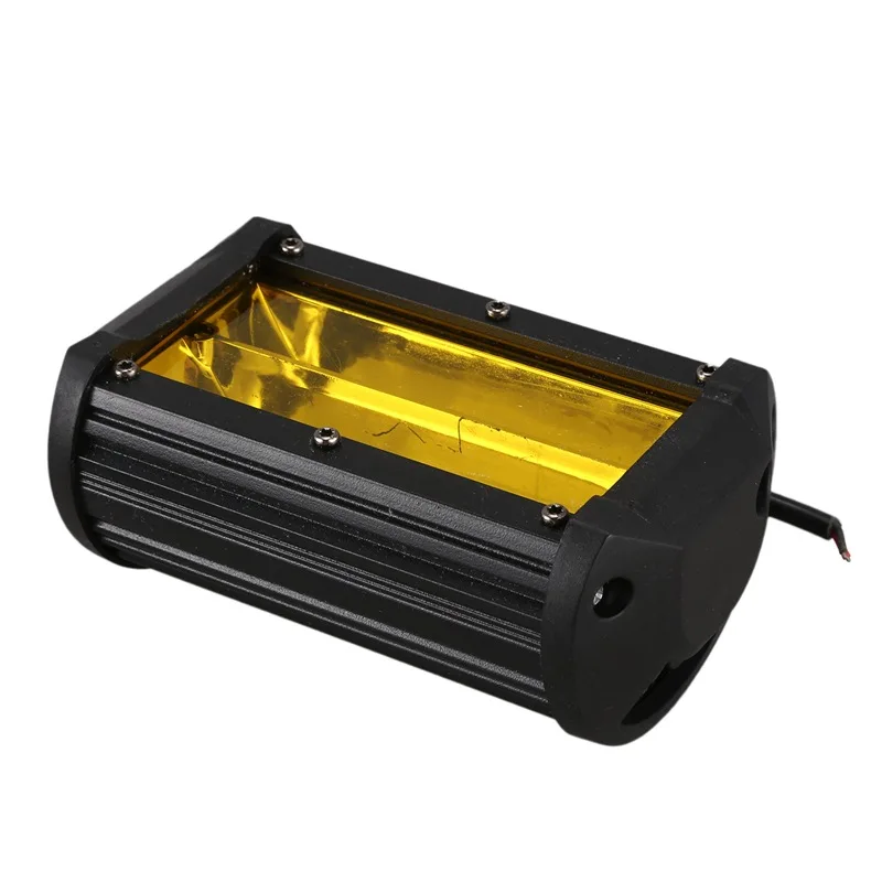 Barra LED de trabajo amarilla para vehículos todoterreno - imagen 4
