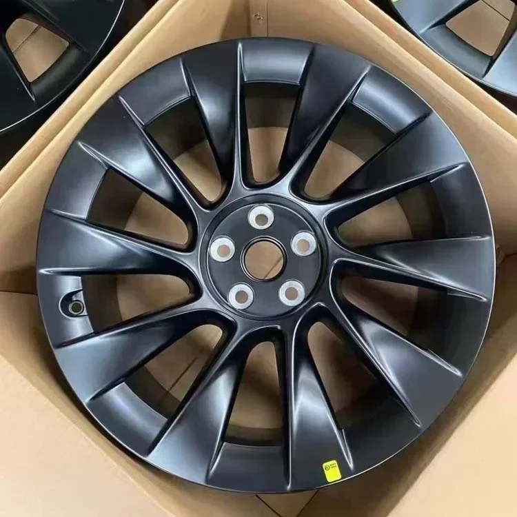 Llanta Creease aleación negra 20 pulgadas – Tesla Model Y 2021-2022 - imagen 2