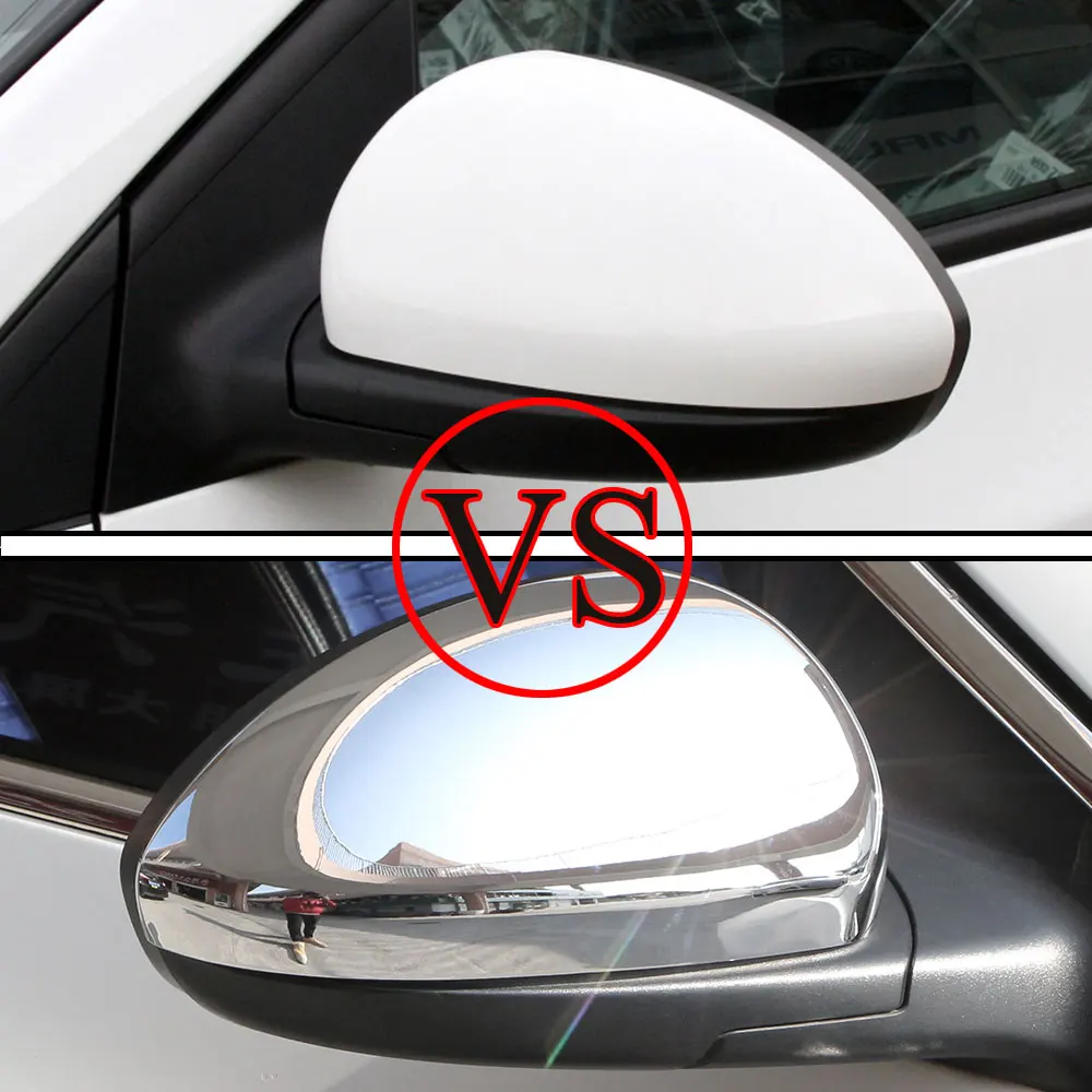 Cubierta de espejo retrovisor lateral de coche, accesorio de ABS cromado, protección de lentejuelas, embellecedor para Chevrolet Cruze Sedan Hatchback 2009-2014, 2 piezas