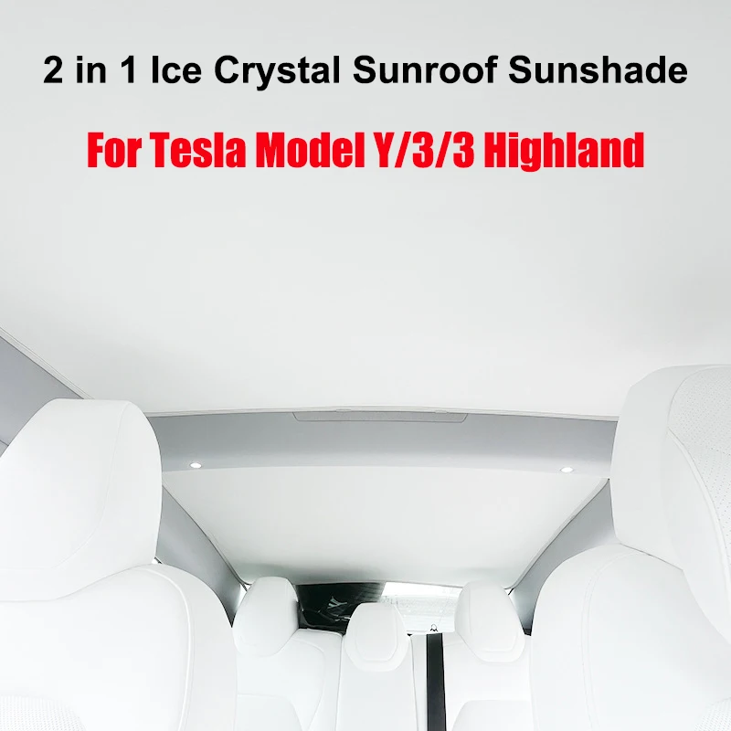 Parasoles para techo panorámico Tesla Model 3 Highland y Model Y
