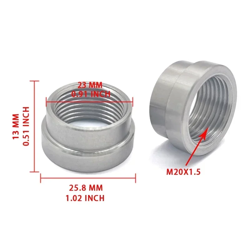 Tapón roscado escalonado de acero inoxidable para soldar