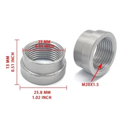 Tapón roscado escalonado de acero inoxidable para soldar