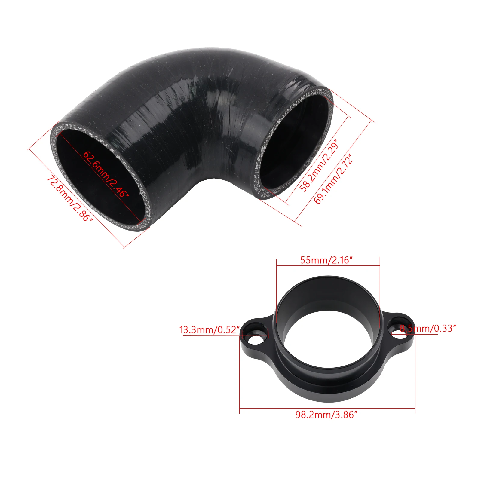 Tubo de admisión turbo rendimiento para Toyota GR Yaris 1.6 2020+ - imagen 3